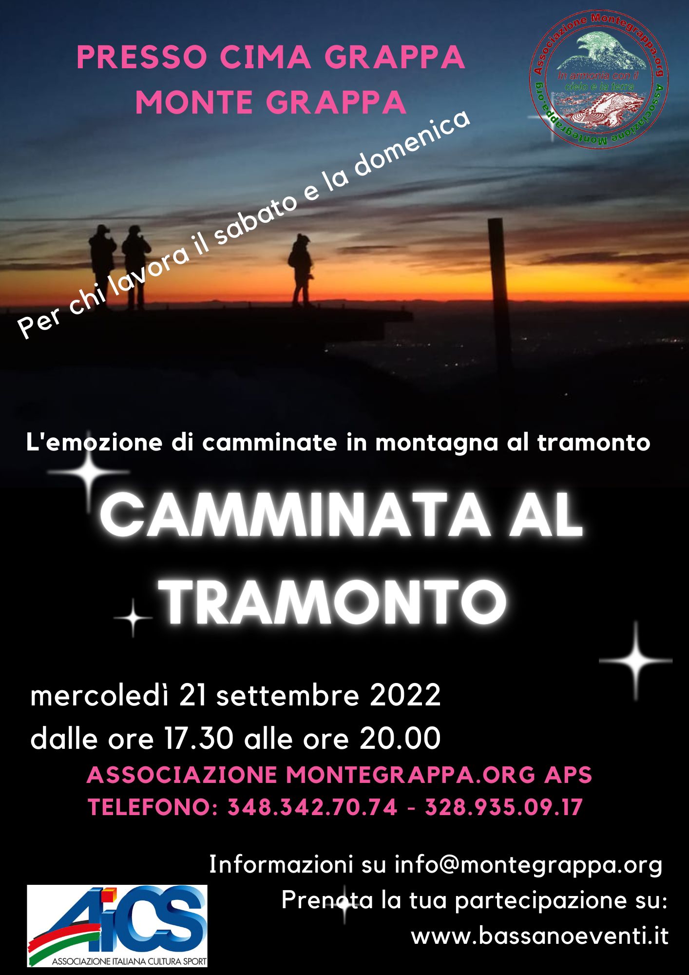 09 21 Camminata al tramonto