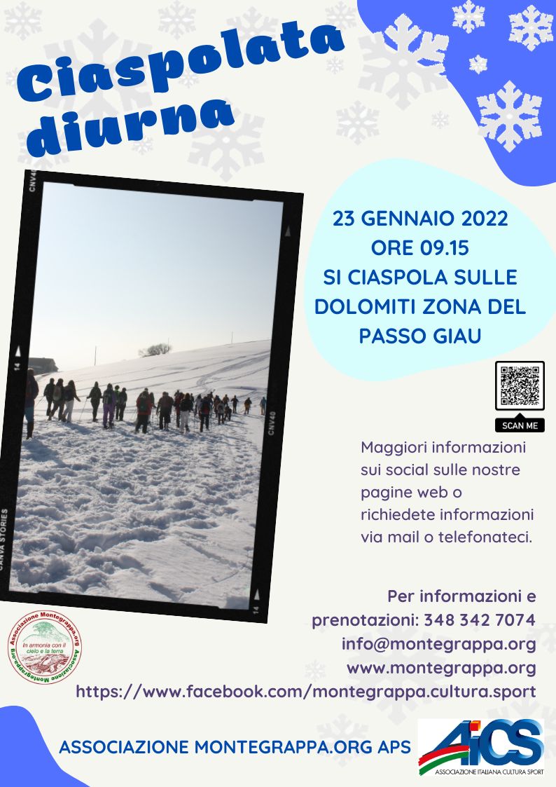 Ciaspolate Diurne passo Giau