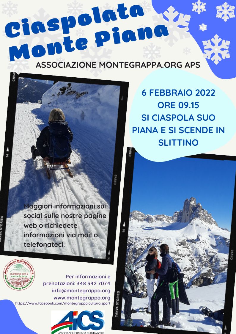 Ciaspolate Monte Piana giau